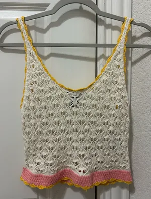 Forever 21 Crochet Top thumbnail 1
