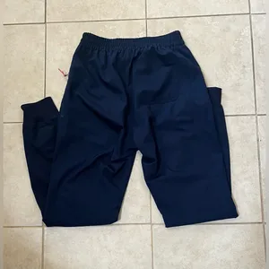 Koi Dark Blue Cuffed Scrub Pants Size undefined thumbnail 2
