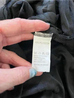 NWT Wicked AF drapped bodice gown size S Black thumbnail 6