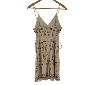 Altar'd State‎ L Analia Beaded Babydoll Mini Dress Size XS Y2K Forest Fairy thumbnail 2