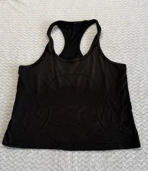 Lululemon Swiftly Tech Racerback Tank Top Black Size 6 Activewear 4368 thumbnail 1