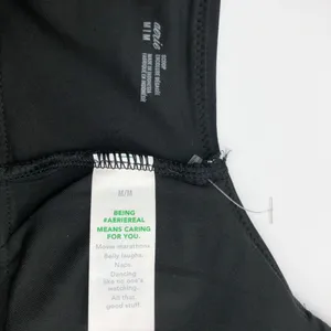 Aerie Bikini Top Scoop Neck Removable Cups Black M thumbnail 3