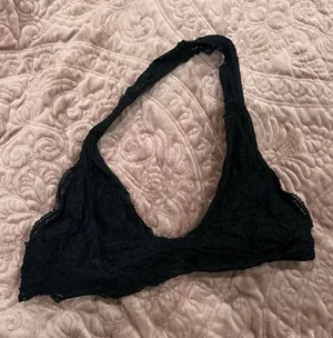 Lace Bralette - Black thumbnail 1