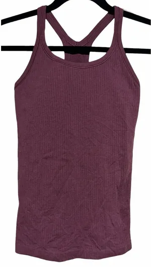 Lululemon Ebb to Street Tank Top Burgundy Women's Size‎ 4 thumbnail 1