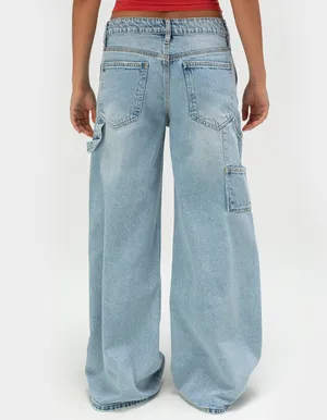RSQ Low Rise Extreme Baggy Carpenter Jeans thumbnail 2