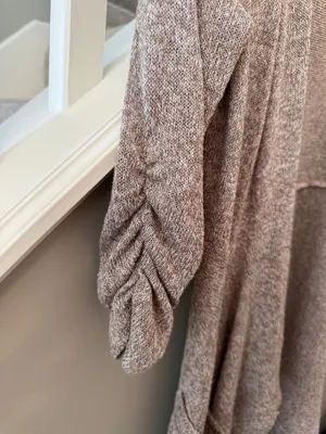 grey cardigan with pockets Gray thumbnail 2
