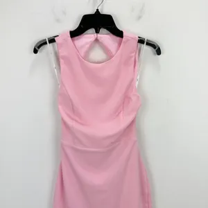 NEW Lulus Confident Cutie Light Pink Tie Back Sleeveless Mini Dress Party Small thumbnail 12