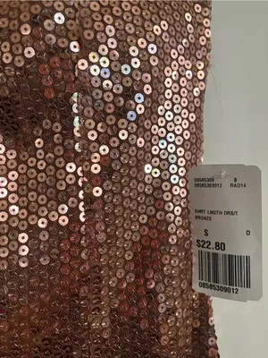 Forever 21 Bronze Sequin Strapless Mini Dress thumbnail 3