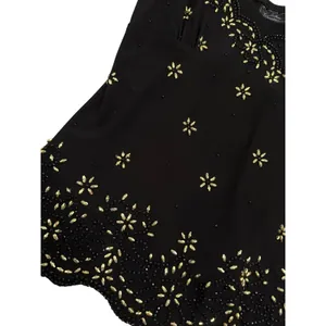 Y2K PL Dress Barn Boho Floral Sleeveless Beaded Formal Tank Top Shirt thumbnail 3