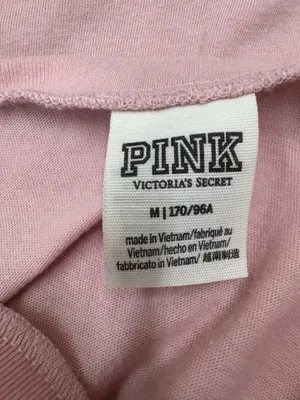 PINK Victoria’s Secret Light Pink Short Sleeve Tee Size Medium thumbnail 4