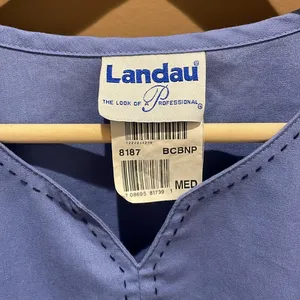 Landau scrub top in Ceil blue SZ M thumbnail 3