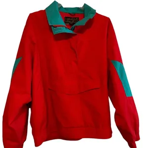 Eddie Bauer‎ Red and Blue Gore-Tex Pullover Windbreaker Jacket Sz L thumbnail 3