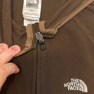 Vintage 1990 The North Face Hooded Fleece Jacket - size xs‎ thumbnail 4