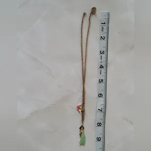 Retro Vintage Disney Princess Jasmine Gold Tone Necklace Choker thumbnail 5