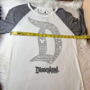 Disney Parks D Signature Raglan Baseball Tee Mickey Mouse Top Size Small thumbnail 7