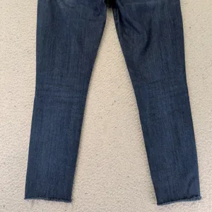 AGOLDE Sophie High Rise Skinny Jeans Dark Wash Raw‎ Hem A018-3005 Womens 27 thumbnail 9