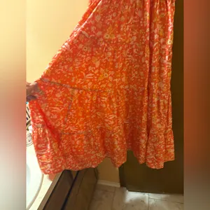 J. Crew Ruffle-Trim Tiered Maxi Dress in Sunny Blooms thumbnail 6