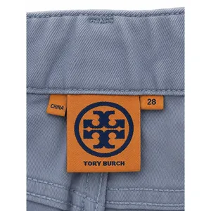Tory Burch Alexa Cropped Skinny Jeans Size 28 Slate Blue thumbnail 6