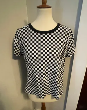 Rue 21 Checkered Tee thumbnail 1