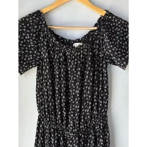 Bleuh Ciel Boho Floral Maxi Elastic Waist Dress thumbnail 2