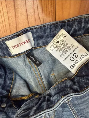 Driftwood Farrah Patch Pocket Flare Bell Bottom Jeans Raw Hem Blue Size 30 thumbnail 10