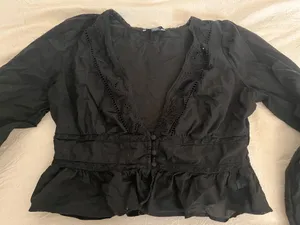 American Eagle Peplum Top thumbnail 1
