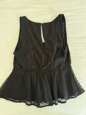 Abercrombie Top Tank Lace Black thumbnail 3