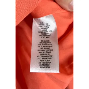 House of Harlow 1960 Womens XS Peach Blazer Double‎ Breasted Gold Button Jacket thumbnail 7