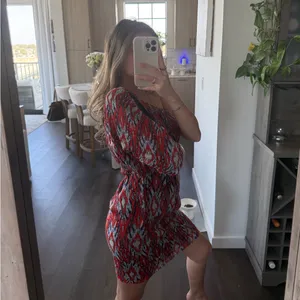Emmelee Navy/Red One Shoulder Dress (Size Small) thumbnail 2