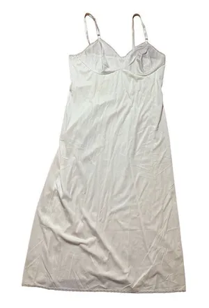 Vanity Fair vintage white maxi slip‎ nightgown size 36 cup Small thumbnail 1