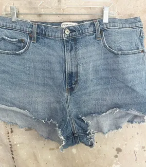 Abercrombie High Rise the Mom Short Curve Love thumbnail 1