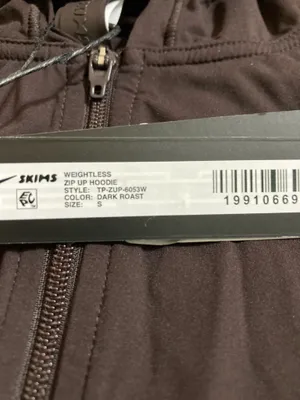 SKIMS X Nike Weightless Zip Up Hoodie thumbnail 8