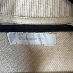 Standard Cloth Womens Tan Full Zip Sweatshirt Mock Neck Cotton Jacket‎ Small thumbnail 5