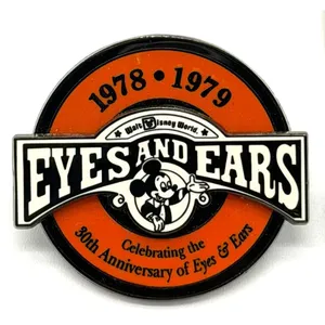 Disney Cast Member Exclusive Eyes & Ears 30th Anniversary Pin LE 3000 March 2002 thumbnail 2