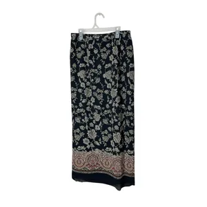 Vintage Hunt Club Floral‎ Print Wrap Maxi Skirt Size 12 thumbnail 7