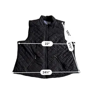 LAURA SCOTT Lightweight puffer vest jacket size 2X thumbnail 3