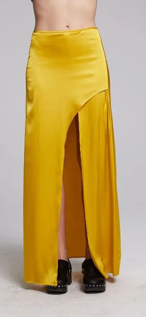 NWT CHASER Noemi‎ Mimosa Maxi Skirt, Small ($98) thumbnail 1