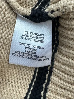 Z Supply Boyfriend Striped Sweater Women’s Large thumbnail 3