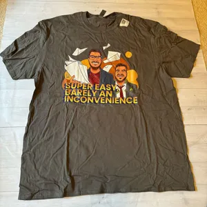 Gildan Super Easy Graphic T-Shirt Gray 2XL Unisex thumbnail 2
