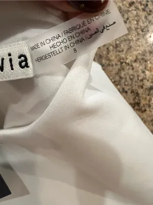 Alice + Olivia Ella Faux Leather Drop Waist Mini Dress White Size 8 NWT thumbnail 7