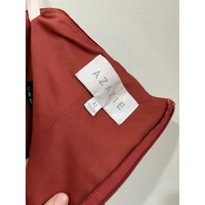 Azazie Kala Terracotta Velvet One‎ Shoulder Formal Bridesmaid Dress A2 thumbnail 7