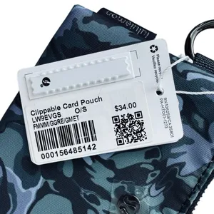 Lululemon Clippable Card Pouch Flower Meld Mini Multi / Graphite Grey / Gunmetal thumbnail 7