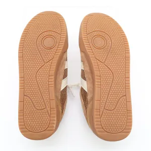Verdict Women's Tan Mesh Suede Soccer Style Sneakers Size 6 Gum Sole thumbnail 8