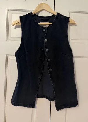 Free People Vest Denim thumbnail 1