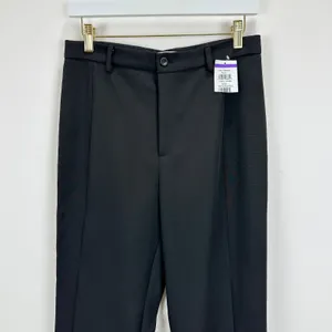 Walter Baker Atlas Wide Leg Pants Black Trouser Minimalist Office Slit Small NWT thumbnail 9