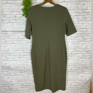 Dorothy Perkins Olive Green Midi Dress thumbnail 4