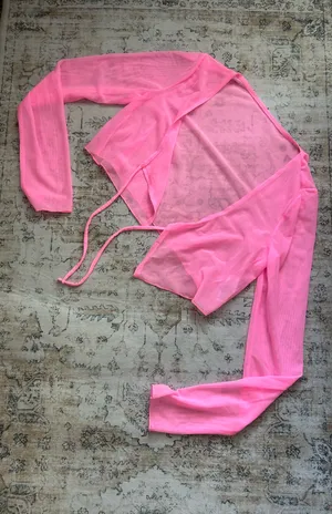 Wild Fable sheer mesh top thumbnail 1