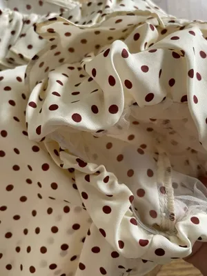 Doen EMERENCE DRESS IN CRÈME PORTIA DOT,XS thumbnail 6