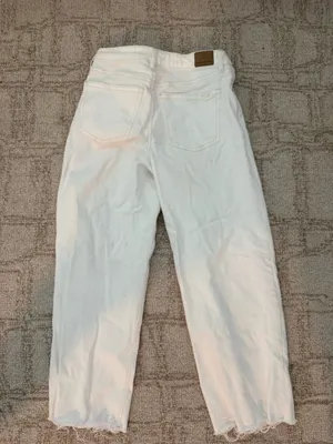 American Eagle White straight jeans thumbnail 2