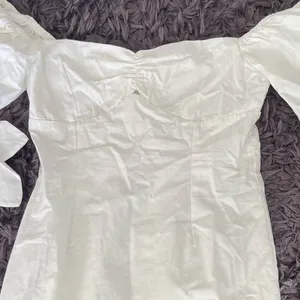 Revolve MORE TO COME Amora Bow Mini Dress in White thumbnail 8